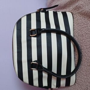 Call it Spring stripped hand bag